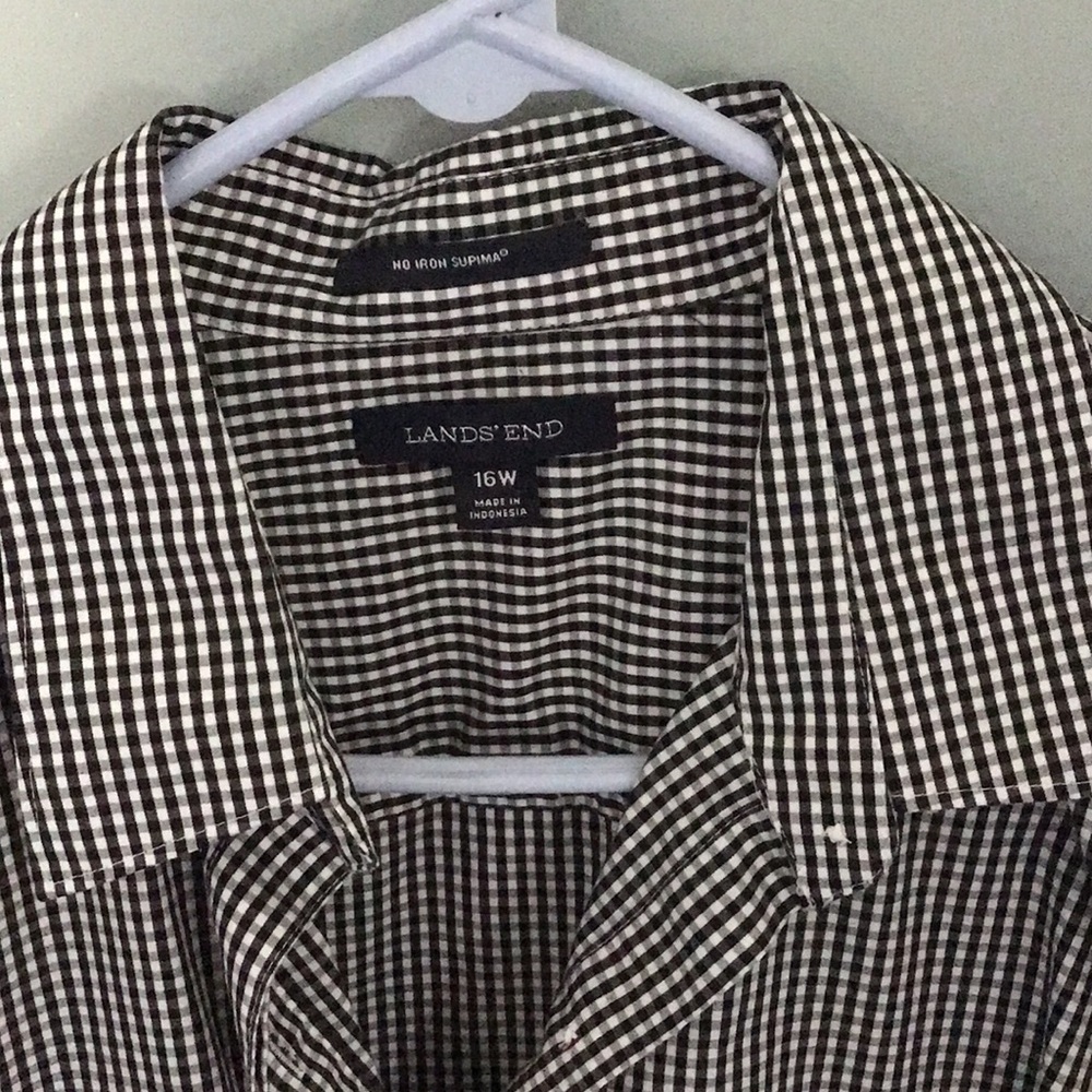 Womens lands end tunic blouse